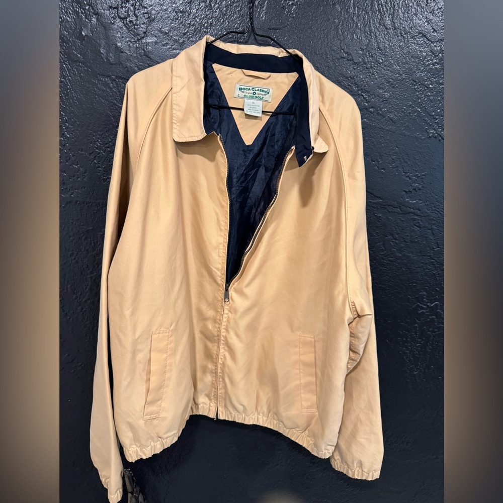 Boca Classic gold jacket SZ XL